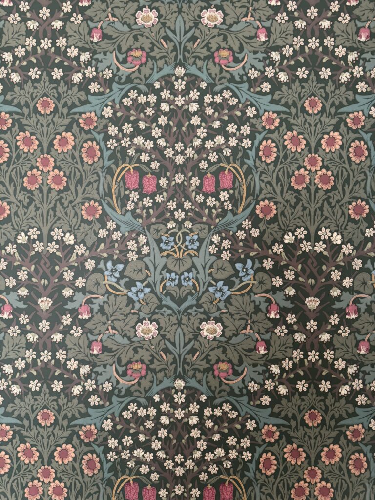 rich botanical patterned wallpaper from Morris & Co.