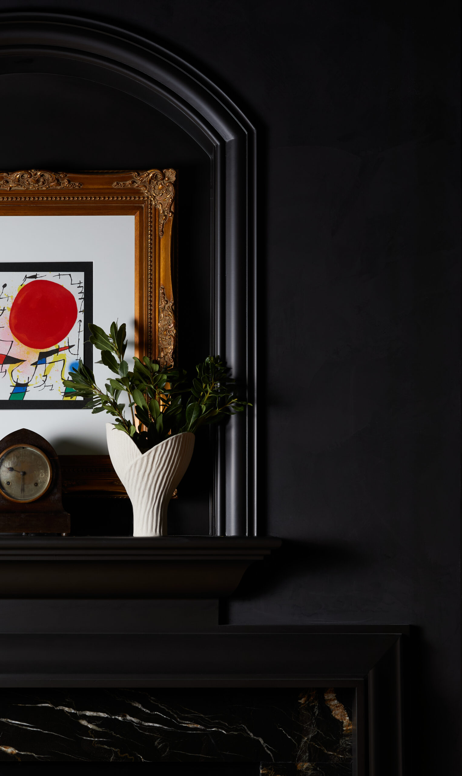 interior design tips for moody, color drenched homes